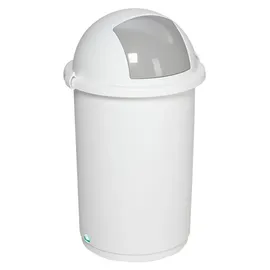 Proregal Robuster Abfallbehälter 50 l Weiß