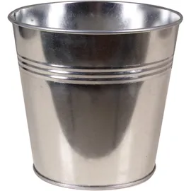 Zink-Übertopf Ø 16 x 14 cm Silber