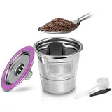 Edelstahl-kaffeekapseln, Kaffeefilter, Becher, Wiederverwendbares, Nachfüllbares Kaffeekapsel-set Für