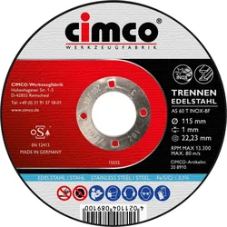 Cimco Korund-Trennscheibe 208910