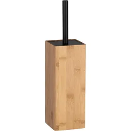Wenko WC-Bürstengarnitur Padua Braun/Schwarz (10 x 38 x 10 cm)