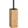 Wenko WC-Bürstengarnitur Padua Braun/Schwarz (10 x 38 x 10 cm)