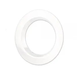 Pro-Light Sys-90 Cover Aluminium rund weiß rückversetzt