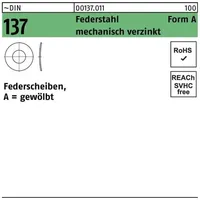 Reyher Federscheibe DIN 137 A 5 Federstahl mech.verz. 100