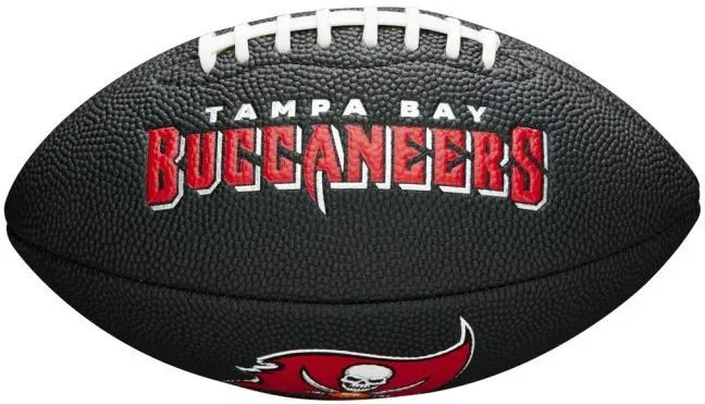 Wilson Football NFL Team Logo Mini Tampa Bay Buccaneers WTF1533BLXBTB