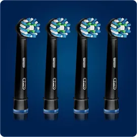Oral-B CrossAction CleanMaximiser Black Edition Aufsteckbürste schwarz 4 St.