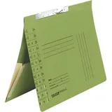 Falken Pendelhefter 15033814, A4, grün, Amtsheftung, 320 g/m2 Karton, mit Tasche, 50 Stück