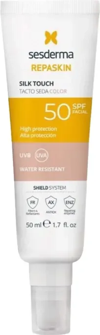 REPASKIN FACIAL Touche Seide mit Farbe SPF50 50