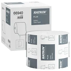 KATRIN Jumbo-Toilettenpapier PLUS System 2-lagig, 36 Rollen