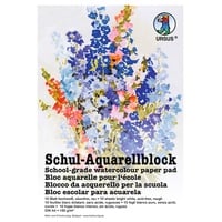 Ursus Zeichen und Künstlerbedarf Schul-Aquarellblock 150 g/m2, DIN A4, 10 Blatt hochweiß