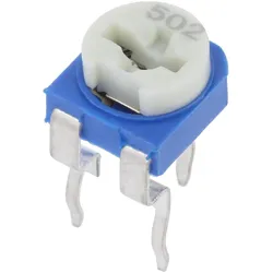 Trimmpotentiometer, 1-Drehung, liegend, 5kΩ, 100mW