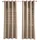Homescapes Ösenvorhang, Rajput blickdicht 2er-Set, 137/137 cm
