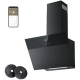 CIARRA Dunstabzugshaube 60 cm 650 m3/h A+++ Kopffrei WIFI-APP Touch Control VMCF6736H