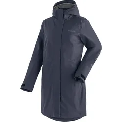 Funktionsjacke MAIER SPORTS "Hannali", Damen, Gr. 40, blau (dunkelblau), 100% Polyester, Jacken, Atmungsaktive, wasserdichte Outdoorjacke mit Wattierung