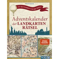 Naumann & Göbel Adventskalender der Landkartenrätsel. In 24 Etappen um die Welt