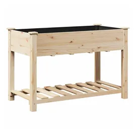 vidaXL Garten-Pflanzgefäß mit Regal Beige 115 x 59 x 76,5 cm 42006567