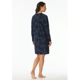 SCHIESSER Uncover Nachthemd Blau 44