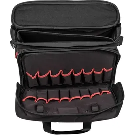 Knipex Werkzeugtasche Service leer rot/schwarz 440x200x340 mm