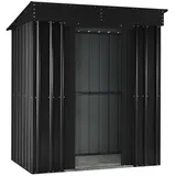 Globel Metallgerätehaus 6x4 1,71 x 1,13 m anthrazit