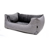 LEBON Hundebett Louis PLUS 80x60x27cm orthopädisch silver