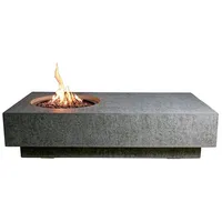 ELEMENTI Gasfeuerstelle "Ubinas" in Beton-Optik,,