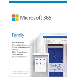 Microsoft 365 Family (6 Nutzer)