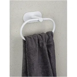 Wenko Orea Handtuchring Edelstahl Weiß