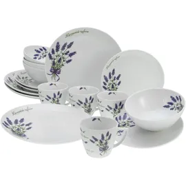 CreaTable Lavendel Kombiservice 16-tlg. bunt