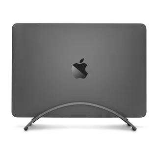 Twelve South BookArc for MacBook | Space-Saving Vertical Stand to Organize Work & Home Office for Apple MacBooks, *Now Compatible with M1 MacBooks* (Space Grey)