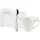 Villeroy & Boch Cappuccinotasse New Wave 0,35 l Weiß 3 St.