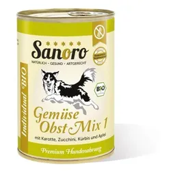 Sanoro BIO Gemüse-Obst-Mix 1 mit Bio-Karotte 12x400g