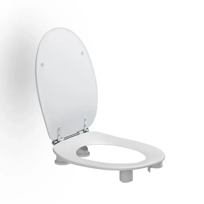 Pressalit WC-Sitz Dania mit Deckel, erhöht 50mm, weiß