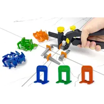 hexpro Fliesen Nivelliersystem Set (20000 Zuglaschen 1,5mm) Nivelliersyst...