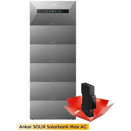 Anker SOLIX Solarbank Max AC Speicher mit 5 BP7000 Und Smart Meter Gen 2