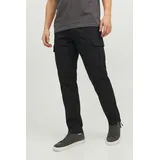 JACK & JONES JPSTKANE BARKLEY CARGO PANT NOOS Relaxed Fit Cargohose Schwarz 36 34