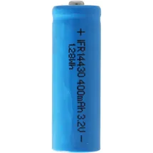 AccuCell Akku 400mAh 3,2V LiFePo4 43,8x14,2mm