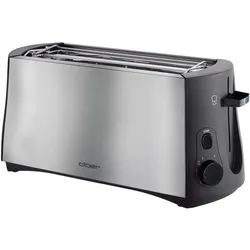 Cloer 3719 Toaster (edelstahl/schwarz)