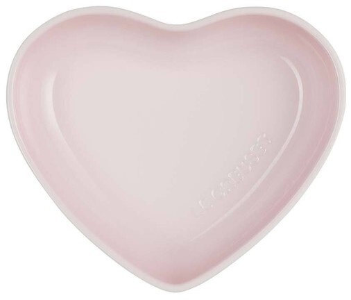 Le Creuset Schüssel Herzform 650 ml Shell Pink