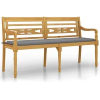 VidaXL Batavia-Bank 150 x 51 x 84 cm Braun