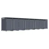 Westmann Mülltonnenbox 530 x 116 x 80 cm grau