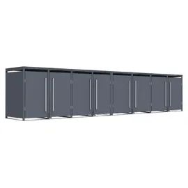 Westmann Mülltonnenbox 530 x 116 x 80 cm grau