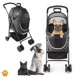 my duque Coco 2in1 Hundebuggy bis 15 kg Schwarz
