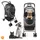 my duque Coco 2in1 Hundebuggy bis 15 kg Schwarz