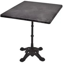 deluke Bistrotisch 70 x 70 x 66 cm Schwarz