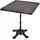 deluke Bistrotisch 70 x 70 x 66 cm Schwarz