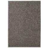 TaCa Home Langflor-Teppich Waschbarer Langflor-Teppich Rutschfest, rund, Höhe: 30 mm, Badematte Wohnzimmer Badezimmer Küche Flur, Anthrazit - 120 cm rund schwarz rund | 120 cm x 120 cm x 30 mm