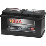 BSA Autobatterie 105Ah 12V extrem Leistungsstark 930A/EN ersetzt 100Ah 100 Ah