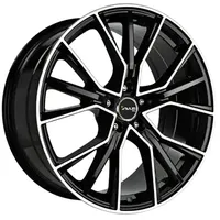 AVUS Racing AF18 8,0 x 18 5 x 100 ET35 MB57,1 Schwarz Poliert