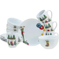 CreaTable CreaTable, Geschirrset, Luna (12 Stück)