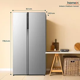 Homex CFBSN5441C-S Multi Door (544 l, 1786 mm hoch, Silber)